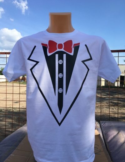 Fehér férfi póló nyomtatás