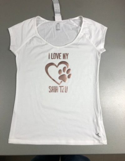 Rosegold nyomtatott póló